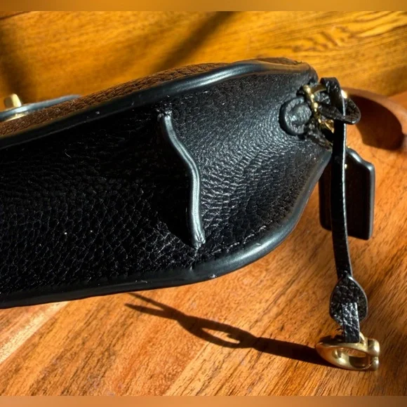 Coach Noa Pop Up Messenger Crossbody Black Leather C4816 - Picture 13 of 17